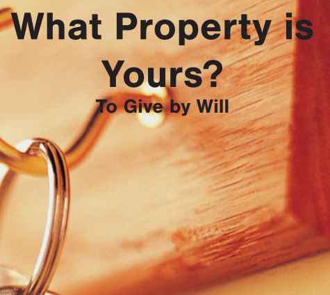 Property passing outside of Will