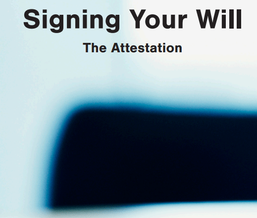 Signing your Will